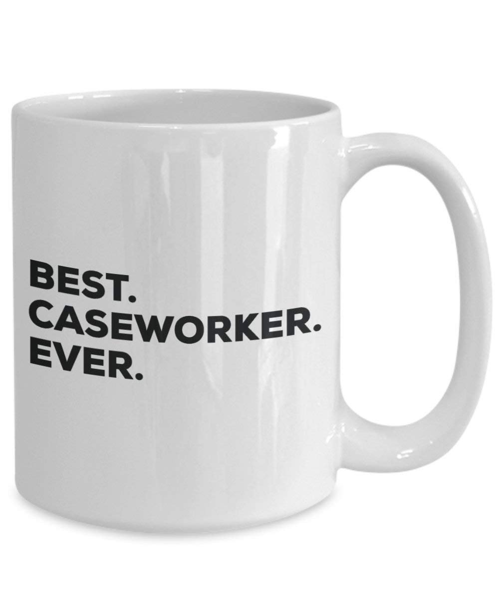 Best Caseworker Ever Mug - Funny Coffee Cup -Thank You Appreciation For Christmas Birthday Holiday Unique Gift Ideas