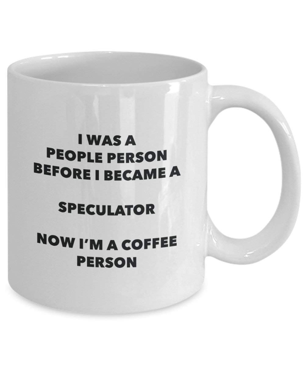 Speculator personne à café Mug Tasse à thé de cacao – rigolo – Anniversaire de Noël amateur de café mignon Gag Gifts Idée 11oz blanc