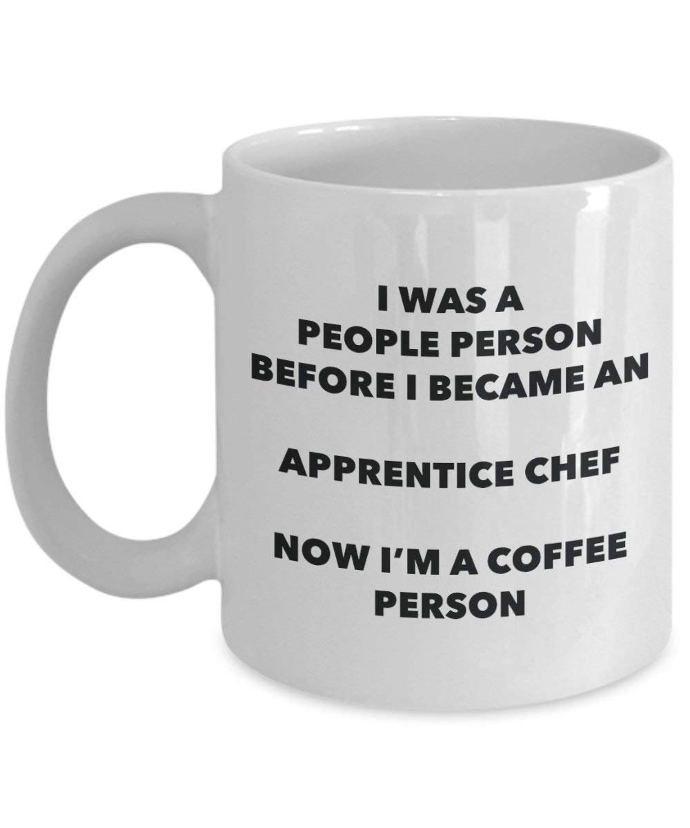 Apprentice Chef Kaffee Person Tasse – Funny Tee Kakao-Tasse – Geburtstag Weihnachten Kaffee Lover Cute Gag Geschenke Idee