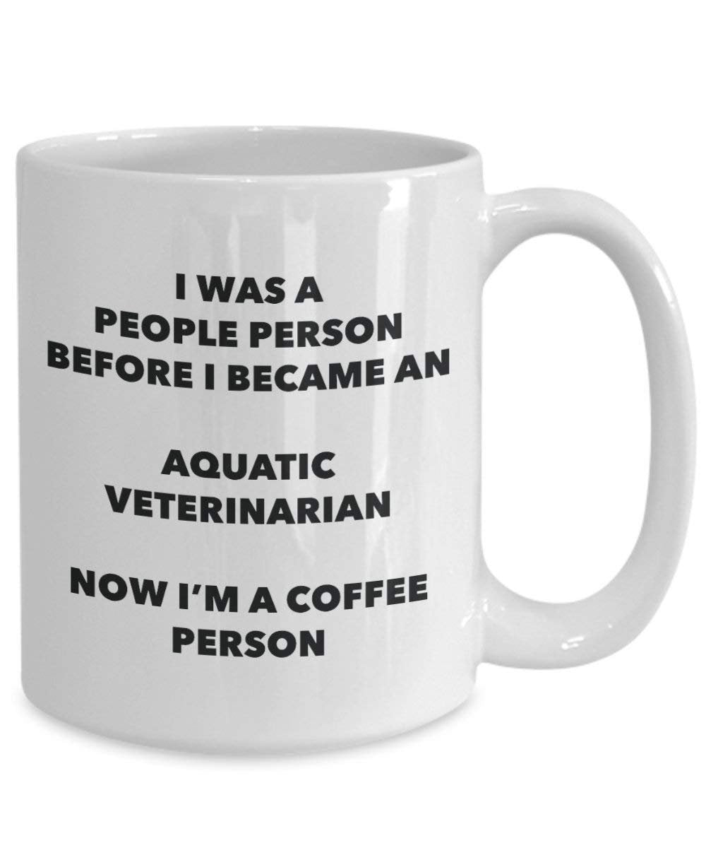 Aquatic Veterinarian Coffee Person Mug - Funny Tea Cocoa Cup - Birthday Christmas Coffee Lover Cute Gag Gifts Idea