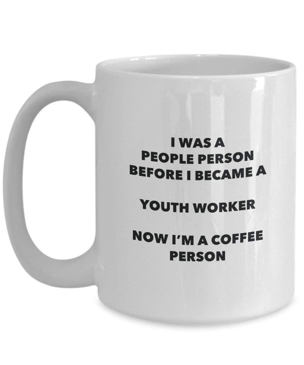 Youth Worker Coffee Person Mug - Funny Tea Cocoa Cup - Birthday Christmas Coffee Lover Cute Gag Gifts Idea