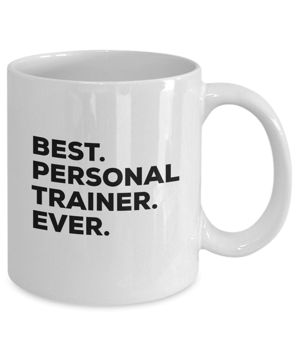Personal Trainer Mug - Best Personal Trainer Ever Coffee Cup - Gifts For Women Men Trainers - Female Male - Funny Novelty Idea - Add To Gift Bag Baske