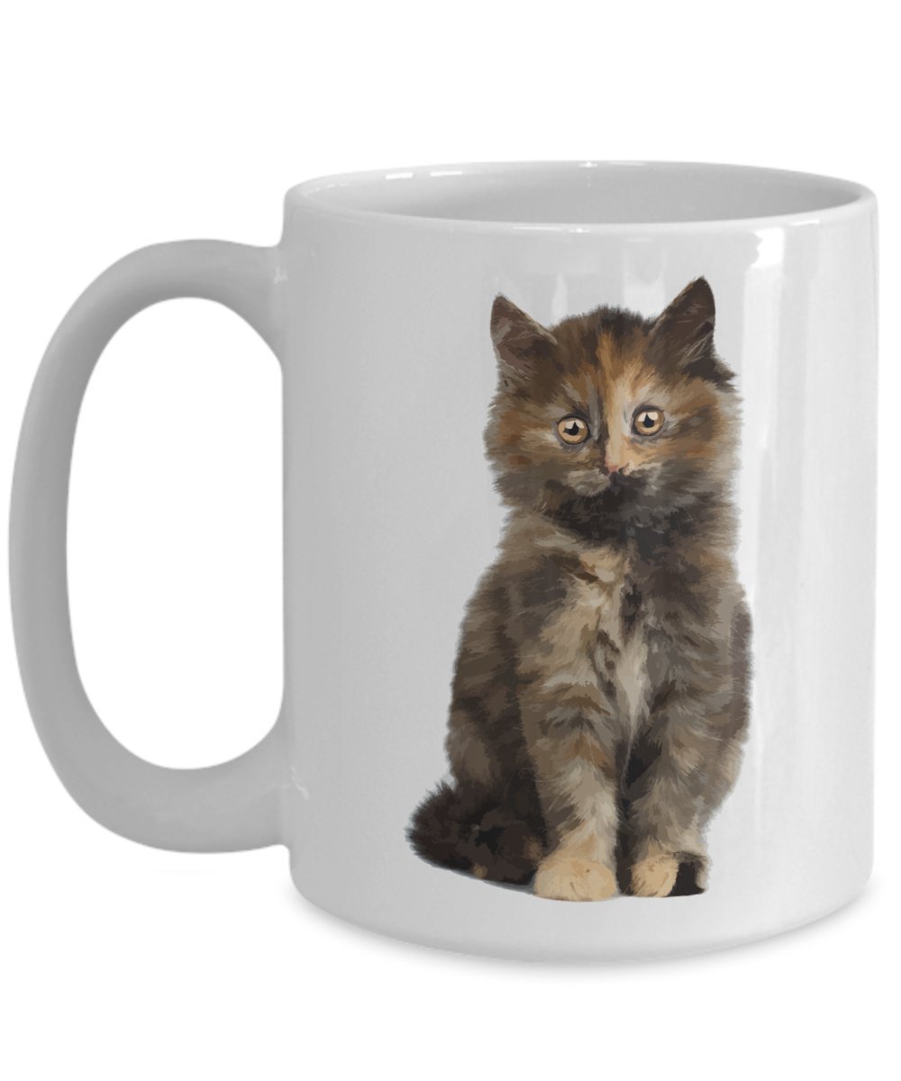 Tortie Cat Tasse – No – Lustige Teetasse für heiße Kakao – Neuheit Geburtstag Weihnachten Gag Geschenk Idee