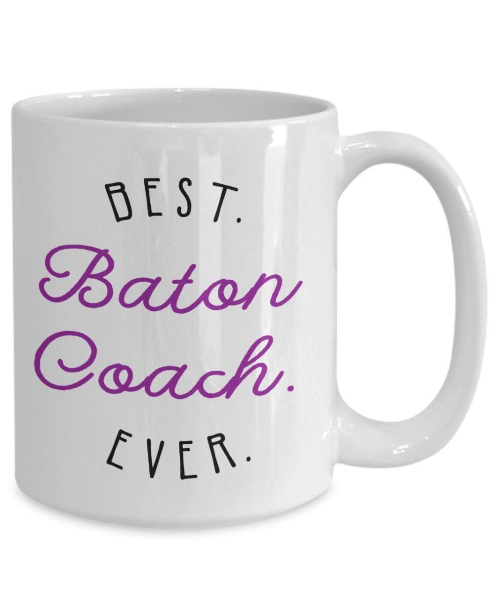Baton Coach Gifts Mug - Funny Tea Hot Cocoa Coffee Cup - Novelty Birthday Christmas Anniversary Gag Gifts Idea