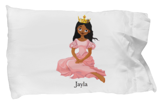 Princess pillow case - Personalize with your child's name!